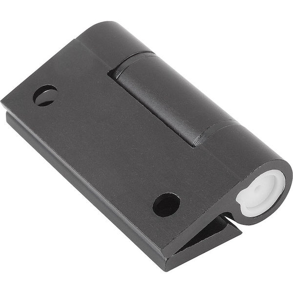 Hinge W. Adj. Friction, Form:A Holes 55X65, A1=38, B1=48, Aluminum Black